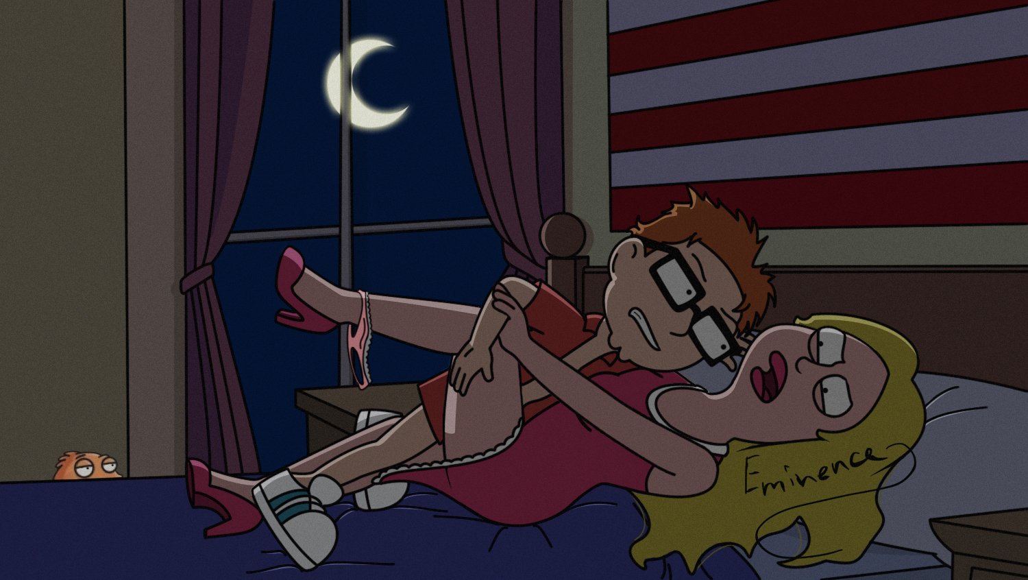 1500px x 846px - Steve's going to prove to his mother that he has become a â€œreal boyâ€. â€“ American  Dad Hentai